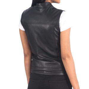 Motorbike Leather Vest