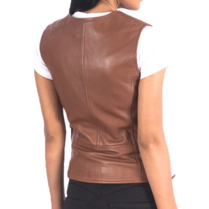 Motorbike Leather Vest