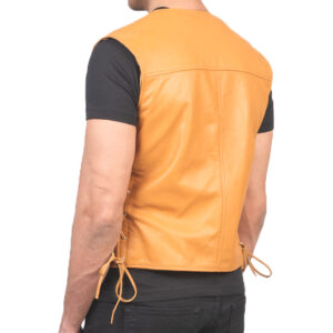 Motorbike Leather Vest