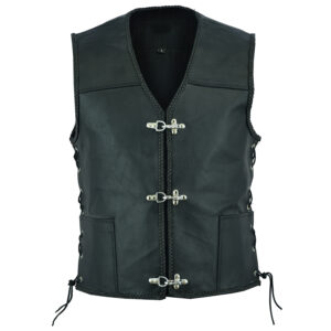 Motorbike Leather Vest